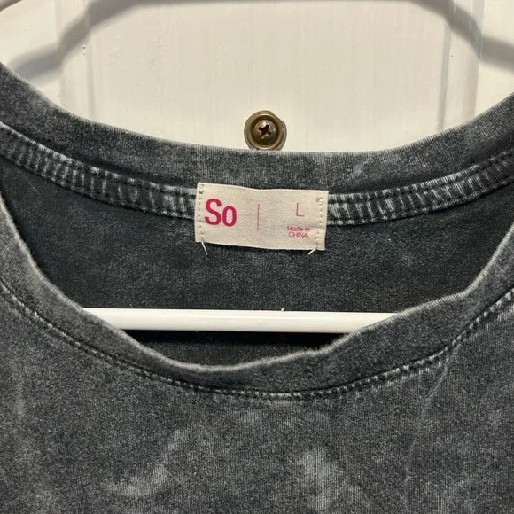 SO Charcoal Casual Dress - Picture 2 of 2